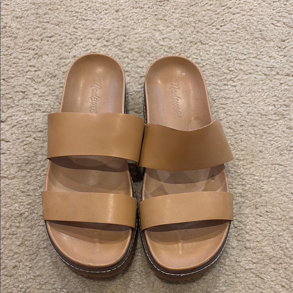 Madewell Tan Women's Slide Sandals